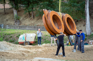 Centrifugo, Inserimento del corpo inferiore nel sistema di stazionamento, Photo © Andrea Testi